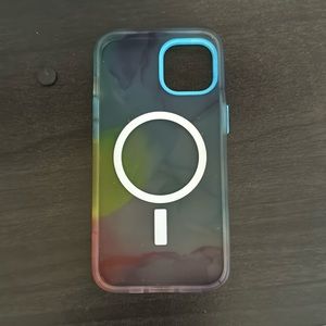 iPhone 14 multicolor tie-dye Otterbox case